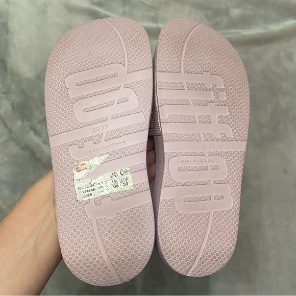 New! Fitflop iQushion slides soft lilac purple - Picture 7 of 8